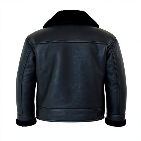 avi jck2 Custom Men's Real Sheepskin B3 Aviator Leather Jacket