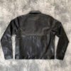 biker 2 Custom Men's PU Leather Biker Jacket with Contrast Panels