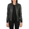 biker jck1 Unisex Genuine Leather Biker Jacket