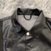 biker4 Custom Men's PU Leather Biker Jacket with Contrast Panels