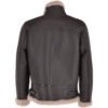 Men's Genuine Shearling Leather Aviator Jacket