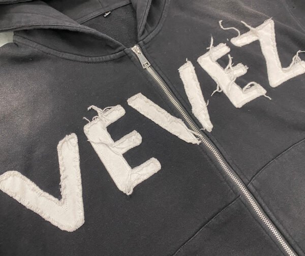 hoodie embodry3 Custom Men's Vintage Washed Zip-Up Hoodie