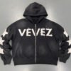 hoodie embordery1 Custom Men's Vintage Washed Zip-Up Hoodie