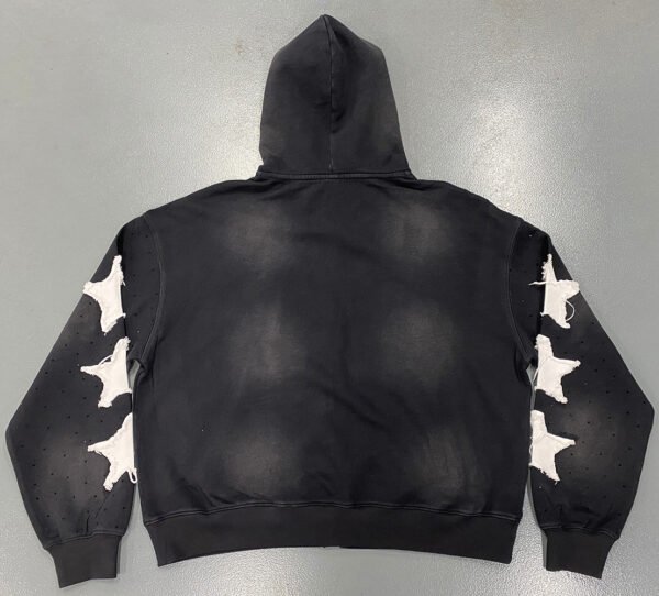 hoodie embordry2 Custom Men's Vintage Washed Zip-Up Hoodie