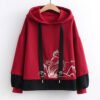 hoodie women Custom Women's Embroidered Colorblock Pullover Hoodie