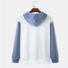 hoodie2 Custom Men's Pastel Color Block Pullover Hoodie
