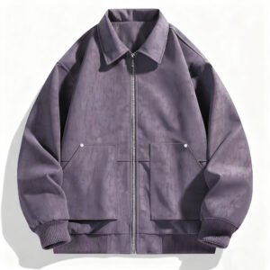 leather1 Custom Men’s Soft Leather Bomber Jacket