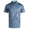 polo shirt6 Custom Men's Abstract Print Performance Polo Shirt