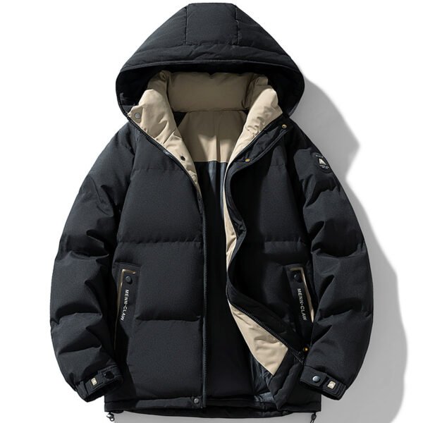 puffer jacket1 Custom Men's Hooded Puffer Jacket
