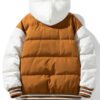 puffer2 Custom Men's Colorblock Hooded Puffer Jacket
