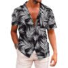 shirt men1 Custom Men's Hawaiian Tropical Printed Shirt