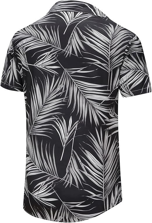 shirt men2 Custom Men's Hawaiian Tropical Printed Shirt