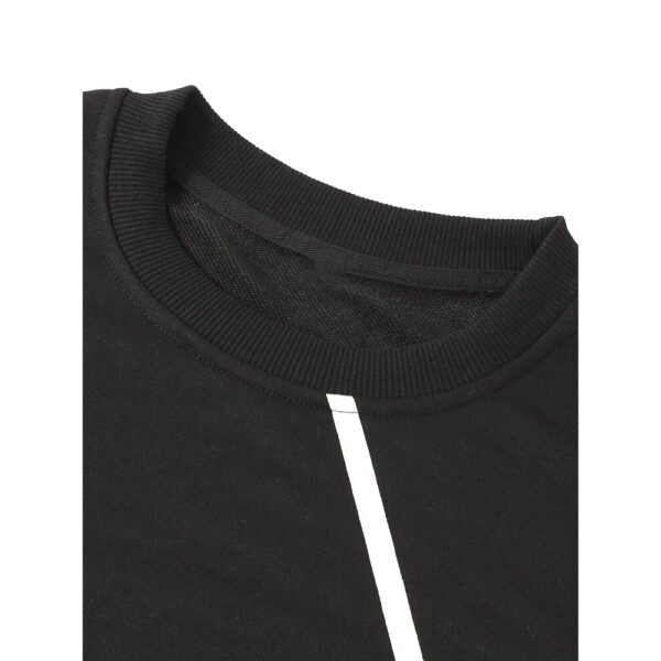 shirtsweat4 Custom Men's Geometric Colorblock Crewneck Sweatshirt