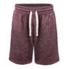 shorts1 Custom Men's Heathered Fleece Sweat Shorts