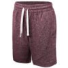 shorts3 Custom Men's Heathered Fleece Sweat Shorts