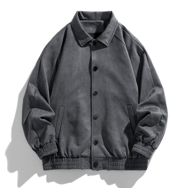 suede1 Custom Men's Vintage Suede Bomber Jacket