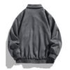 suede2 Custom Men's Vintage Suede Bomber Jacket
