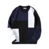 sweat shirt1 Custom Men’s Color-Block Crewneck Sweatshirt