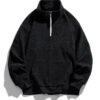 sweat zip2 Custom Unisex Polar Fleece Quarter-Zip Sweatshirt