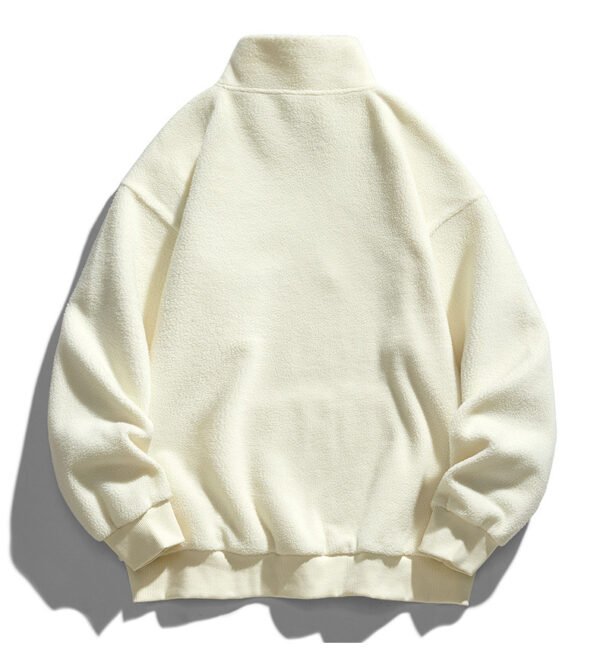 sweat zip4 Custom Unisex Polar Fleece Quarter-Zip Sweatshirt