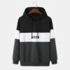 Custom Men's Color Block Pullover Hoodie