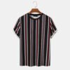 tshirt 1 Custom Men's Vertical Striped Quick-Dry T-Shirt
