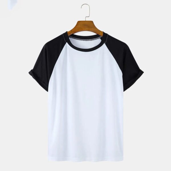 tshirt10 Custom Men's Two-Tone Raglan T-Shirt