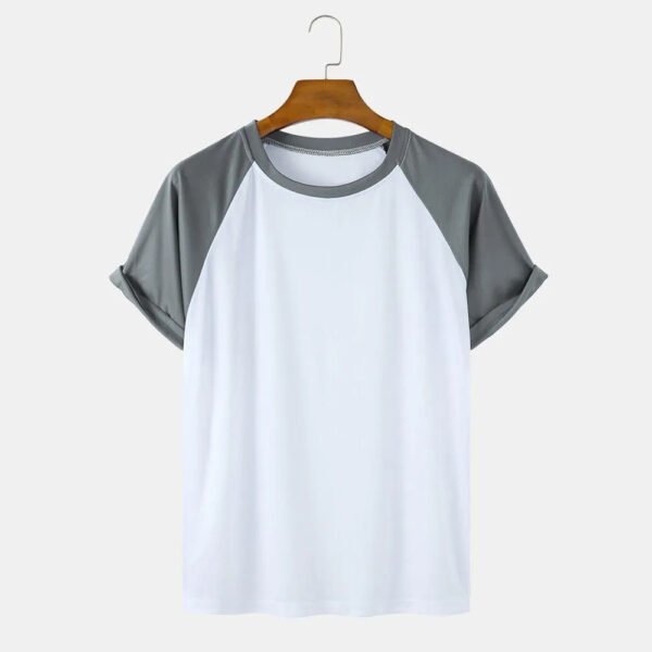tshirt11 Custom Men's Two-Tone Raglan T-Shirt