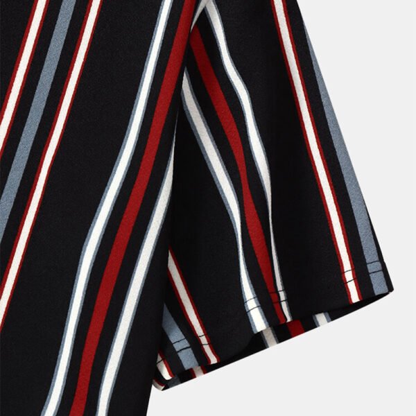 tshirt3 Custom Men's Vertical Striped Quick-Dry T-Shirt
