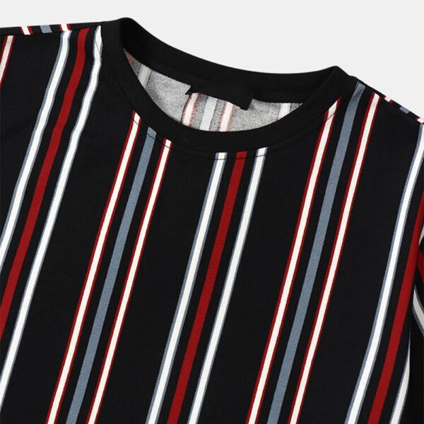 tshirt6 Custom Men's Vertical Striped Quick-Dry T-Shirt
