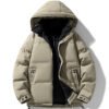 uffer jacket3 Custom Men's Hooded Puffer Jacket