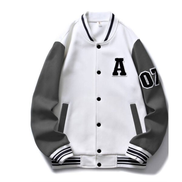 v jck1 Custom Men's Embroidered Wool Varsity Jacket