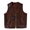 vest1 Custom Men's Genuine Leather Vest