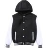 vz jck2 Custom Kids Hooded Fleece Varsity Jacket