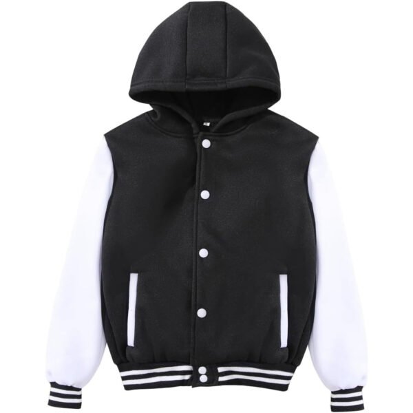 vz jck2 Custom Kids Hooded Fleece Varsity Jacket