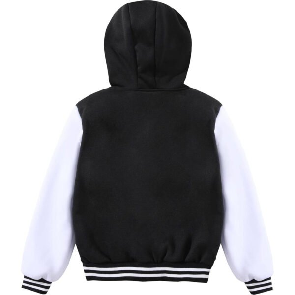 vz jck3 Custom Kids Hooded Fleece Varsity Jacket