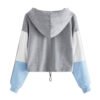 women hoodie2 Custom Women's Colorblock Cropped Pullover Hoodie Trendy 2026